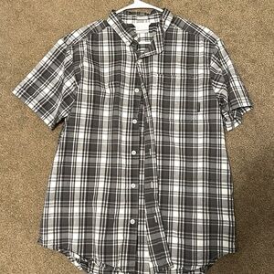 Columbia plaid short sleeve button down